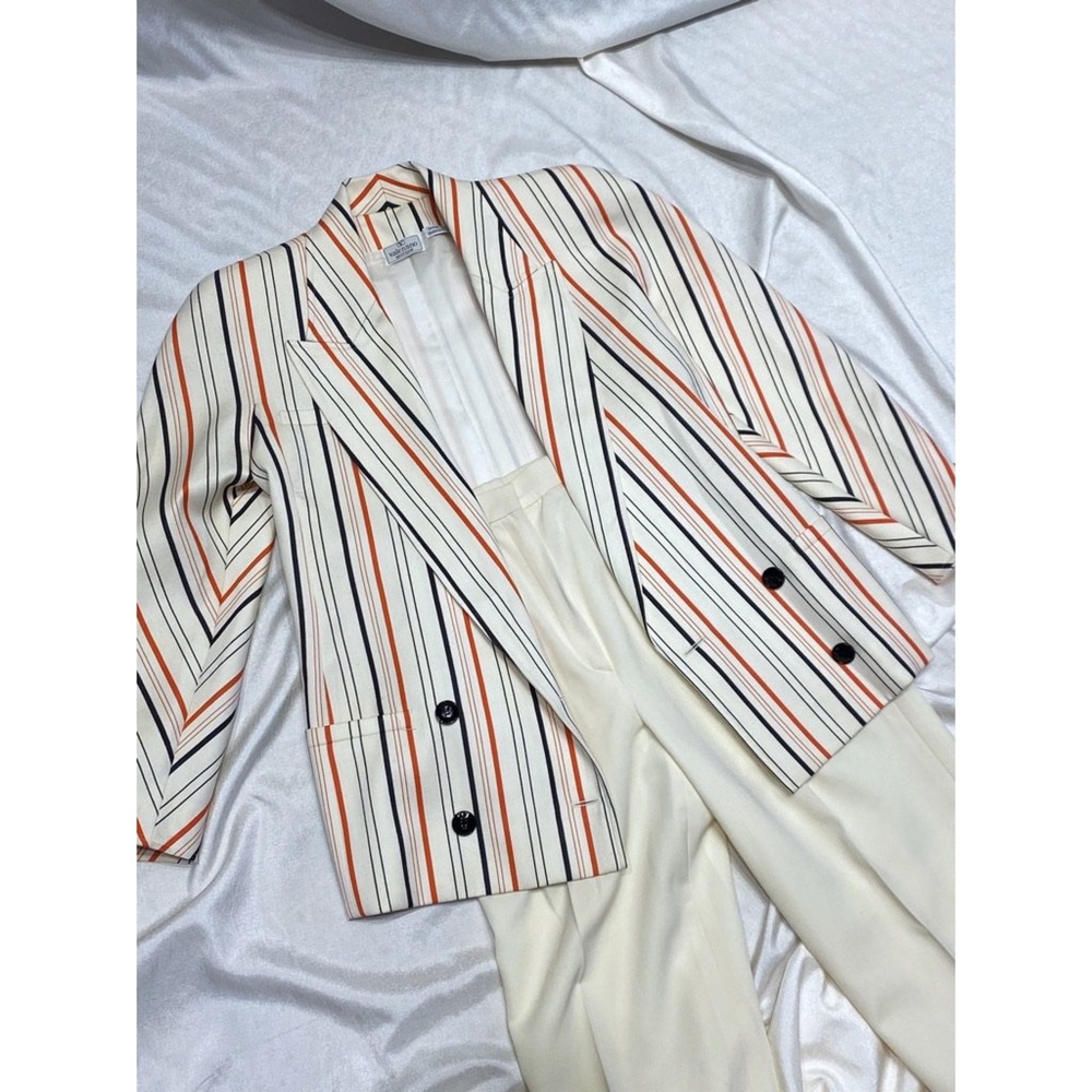Valentino vtg Pinstripe Blazer w Pant